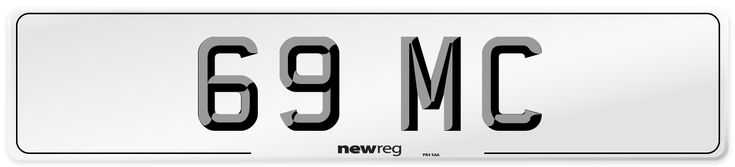 69 MC Number Plate from New Reg